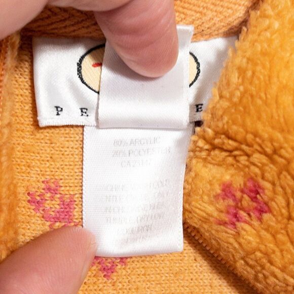 Vtg 90s Talbots Petites Fleece Sweater Womens Medium 1/4 Zip Jacket Made in USA - Picture 6 of 13